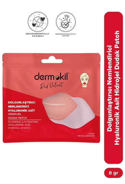 DERMOKİL DOLGUNLAŞTIRICI HİDROJEL DUDAK PATCH ürün görseli 1