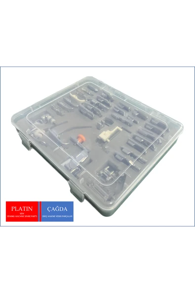 32 PARÇA EV TİPİ BASKI AYAK SETİ PLASTİK PAKET - Resim 5