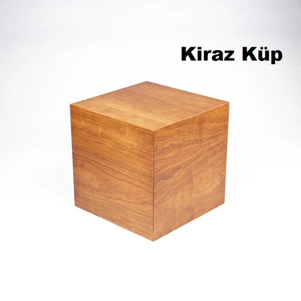 Kiraz Küp Hobi Ahşap Küp Dekoratif Küp Doğal Ahşap Küp Blokları ürün görseli 1