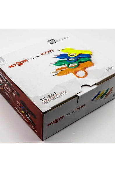 TC-801 THREAD CUTTER İPLİK TEMİZLEME ŞIK ŞIK MAKASI 12 ADET ürün görseli 1