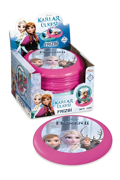 Frozen Frizbi Karlar Ülkesi Elsa Lisanslı Kız Çocuk Bahçe Deniz Plaj Oyuncak 1 Adet ürün görseli 1