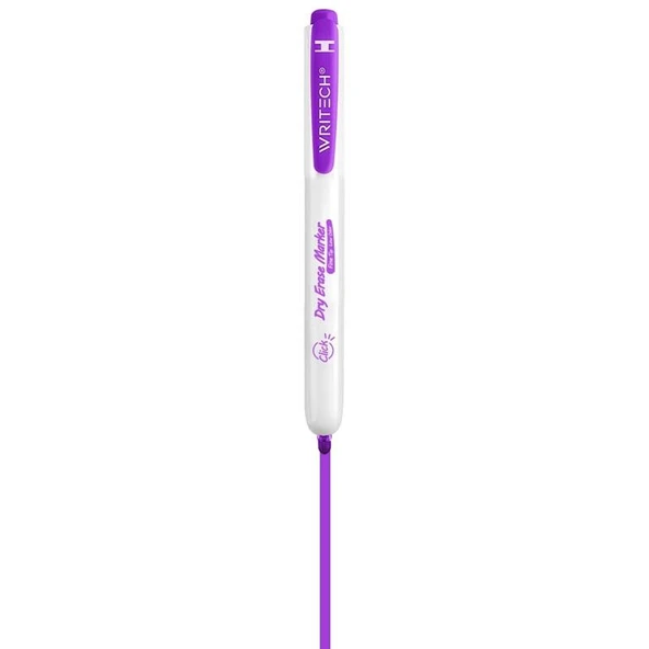 WRITECH BASMALI TAHTA KALEMI MOR W-709 - Resim 3