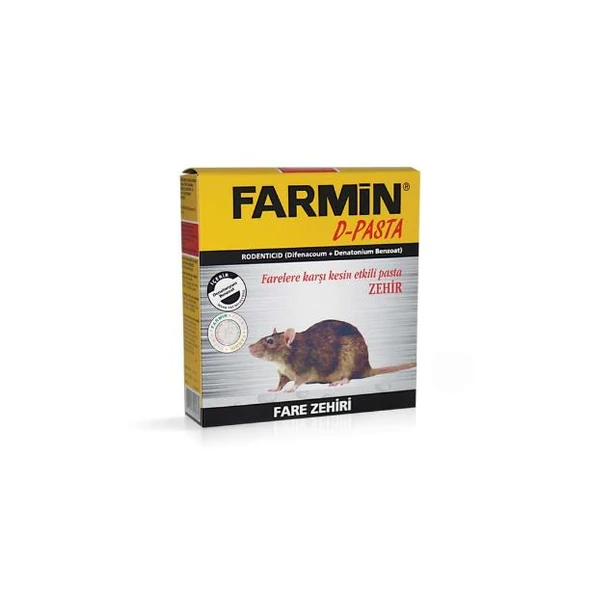 Farmin D- Pasta Fare Zehiri Böcek ve Haşere Ilacı 90 Gr. ürün görseli 1