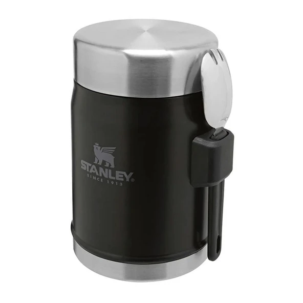 Stanley 1627719-STAN 14OZ CLASSIC VACFJ M.BLACK AS10-09382-005 ürün görseli 1