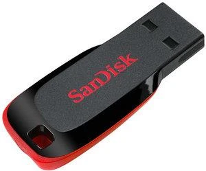128 GB SANDISK SDCZ50-128G-B35 CRUZER BLADE BLACK USB 2.0 USB BELLEK ürün görseli 1