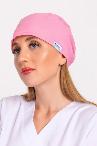 Şeker Pembe Renk Doktor Hemşire Hastane Medikal Cerrahi Bone B188 ürün görseli 1