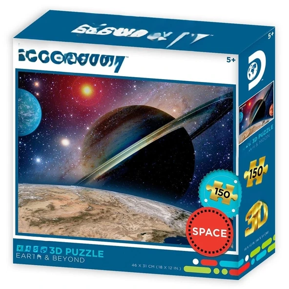 3D Dünya ve Ötesi Puzzle 150 Parça ürün görseli 1