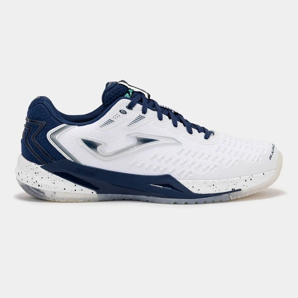 Joma TRAPS2602AC Rapid Sert & Toprak Kort Erkek Tenis Ayakkabısı - Beyaz/Lacivert ürün görseli 1