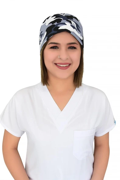 Kamuflaj Desenli Cerrahi Bone B35 ürün görseli 1