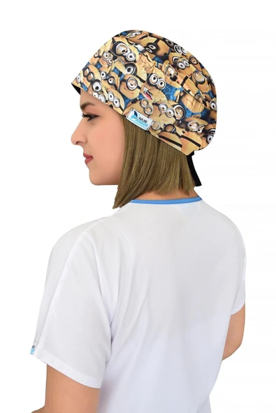 Minyonlar Desenli Cerrahi Bone B56 - Resim 3