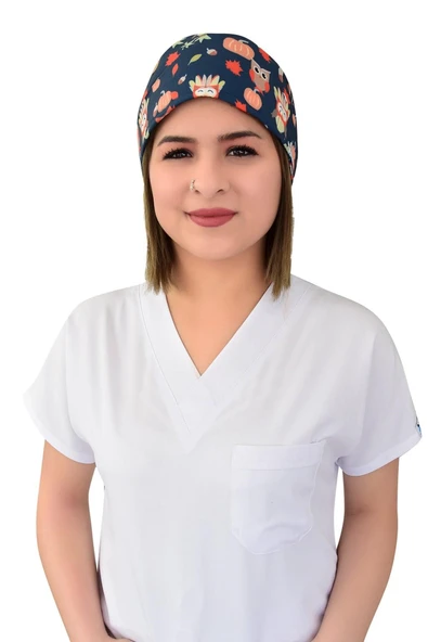 Kabaklı Baykuş Desenli Cerrahi Bone B37 ürün görseli 1