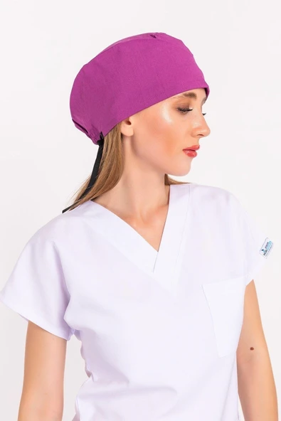 Açık Mor Cerrahi Bone - Resim 3