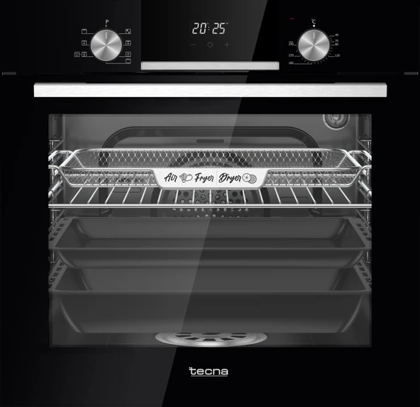 Tecna Frytec Siyah Cam Ankastre Set - Resim 4