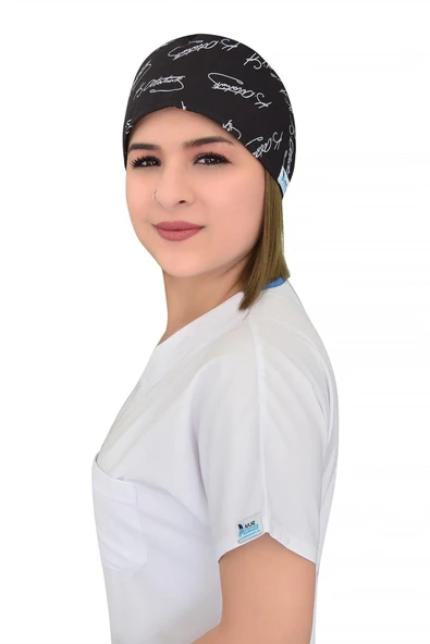Çoklu Atatürk İmzalı Siyah Cerrahi Bone B82 ürün görseli 1