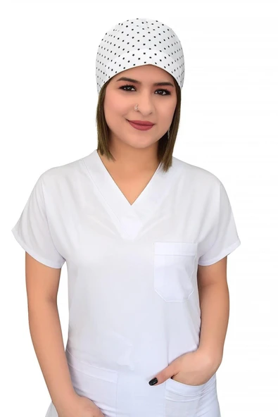 Beyaz Yıldız Desenli Cerrahi Bone B10 ürün görseli 1