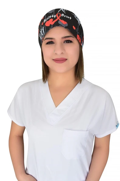 Sağlıklı Kalp Desenli Cerrahi Bone B73 ürün görseli 1