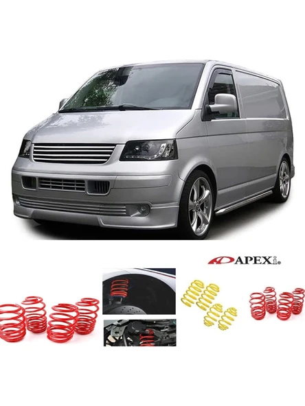 vw transporter t5 uyumlu 4.cm apexi spor helezon yay ürün görseli 1