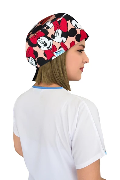 Mickey Mouse  Desenli Cerrahi Bone B118 - Resim 3