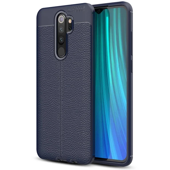 Xiaomi Redmi Note 8 Pro Kılıf Auto Focus Kapak - Lacivert ürün görseli 1