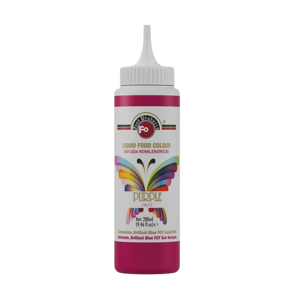 Mor Sıvı Gıda Boyası 280 ml ürün görseli 1