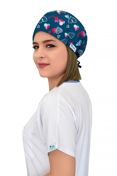 Lacivert Love Desen Cerrahi Bone B70 ürün görseli 1