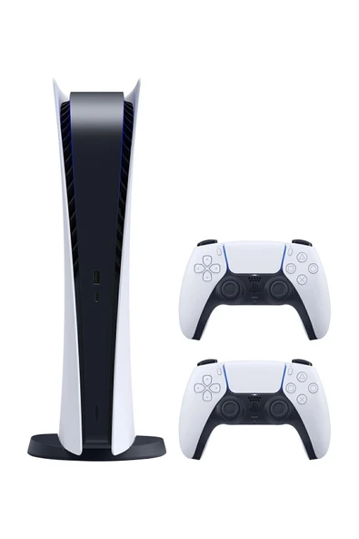 Sony Playstation 5 Digital Edition 825 GB + 2. PS5 DualSense (İthalatçı Garantili) ürün görseli 1