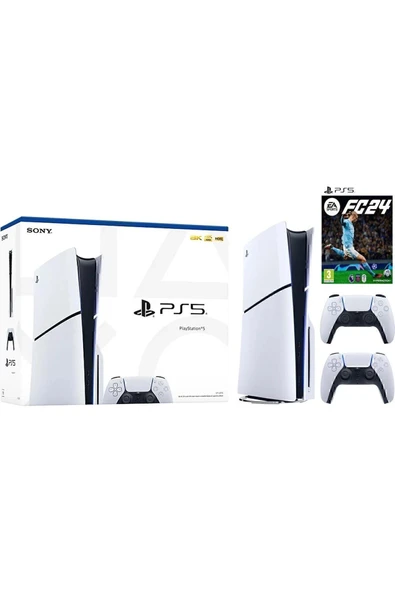 Sony Playstation 5 Slim Standart Edition 1 TB + DualSense + EA FC 24 (İthalatçı Garantili) ürün görseli 1