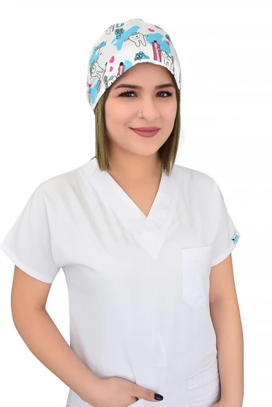 Beyaz Diş Desenli Cerrahi Bone B16 ürün görseli 1