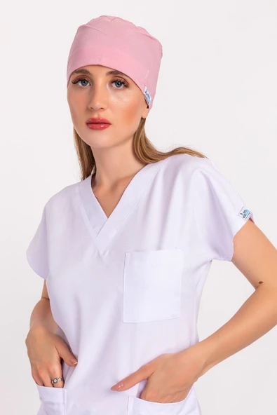 Unisex Düz Açık Pudra Doktor Hemşire Hastane Medikal Cerrahi Bone ürün görseli 1