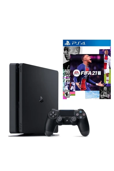 Sony Playstation 4 Slim 500 GB + PS4 Fifa 2021 ürün görseli 1