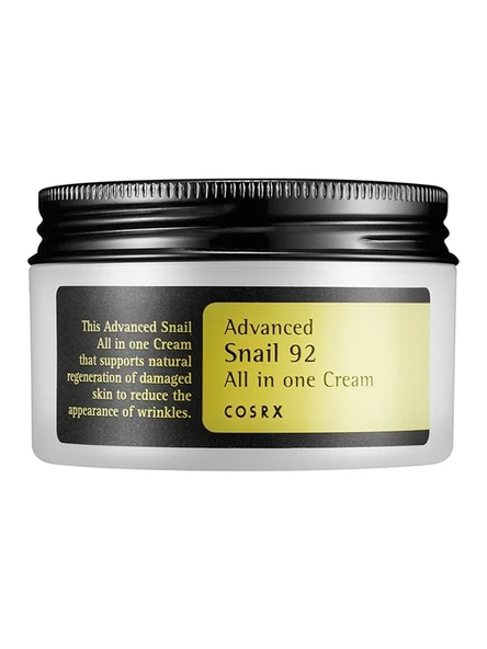 Cosrx Advanced Snail 92 All In One Krem 100ml Nemlendirici Etkili Salyangoz Müsin İçerikli ürün görseli 1