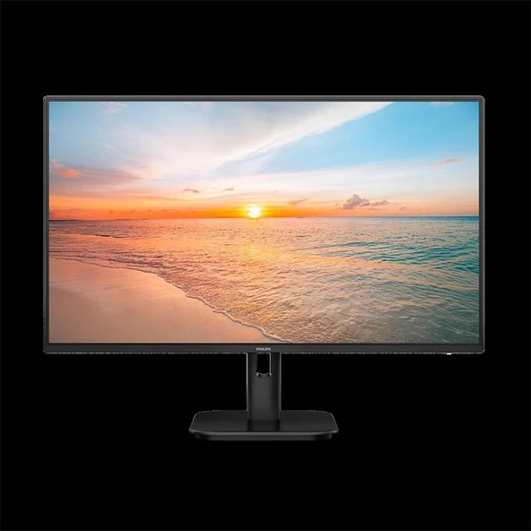 23.8 PHILIPS 24E1N1100A/01 IPS 1MS 120MHZ 1XVGA 1XHDMI FHD 1920X1080 HOPARLÖR FLICKER-FREE VESA SİYAH ürün görseli 1