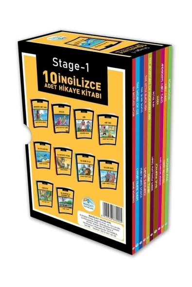 Stage-1 Ingilizce Hikaye Seti 10 Kitap Maviçatı Yayınları ürün görseli 1