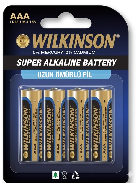 Wilkinson Alkalin İnce Pil ürün görseli 1