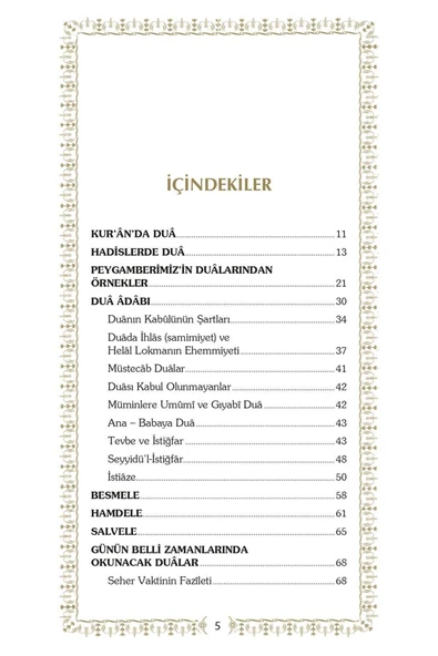 Dualar Ve Zikirler - Mahmut Sami Ramazanoğlu - Resim 2