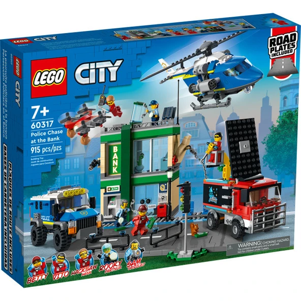 LEGO Police Chase at the Bank Set 60317 ürün görseli 1