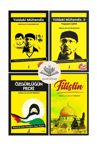 Yoldaki Mühendis Yoldaki Mühendis 2 Özgürlüğün Fecri Filistin 4 Kitap Set Abdullah Galib Bergusi ürün görseli 1