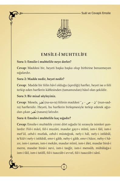 Suâl Ve Cevaplı Emsile - Resim 3
