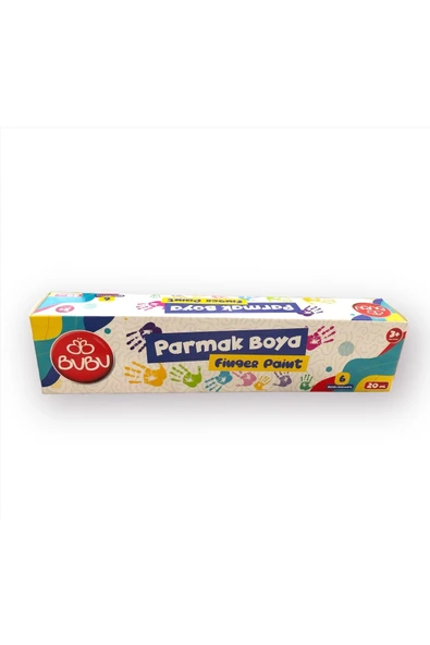 Marka Bubu Parmak Boyası 6 Renk 20 Ml ürün görseli 1