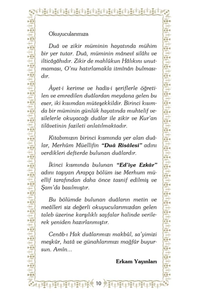 Dualar Ve Zikirler - Mahmut Sami Ramazanoğlu - Resim 7