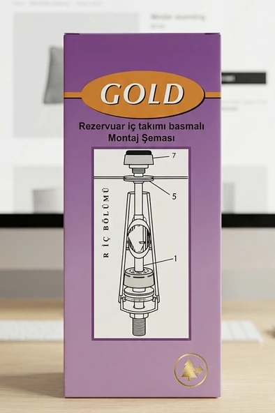 Mix Gold Sifon İç Takımı Basmalı ürün görseli 1