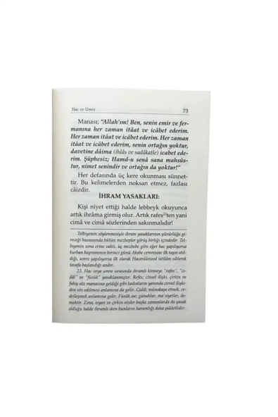 Hac Ve Umre Risalesi - Resim 4