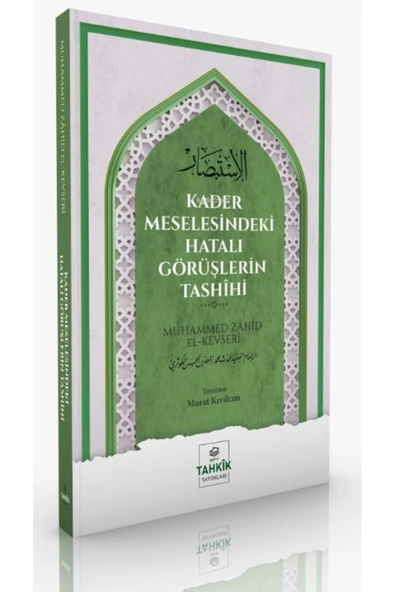 Kader Meselesindeki Hatalı Görüşlerin Tashîhi ürün görseli 1