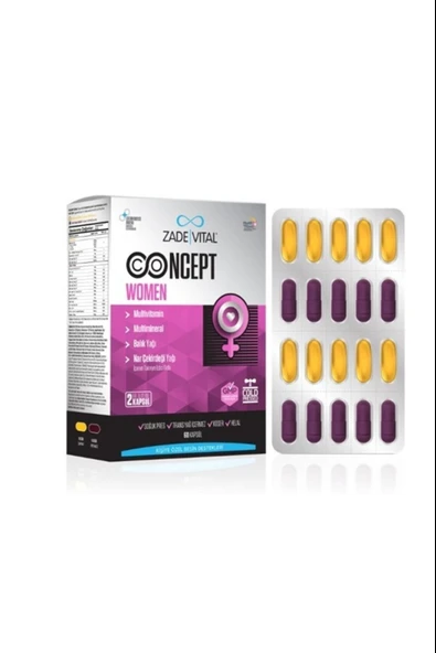 Zade Vital Concept Woman 60 Kapsül ürün görseli 1