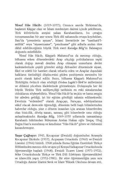 Kutadgu Bilig'den Seçmeler / Yaşar Çağbayır - Resim 4