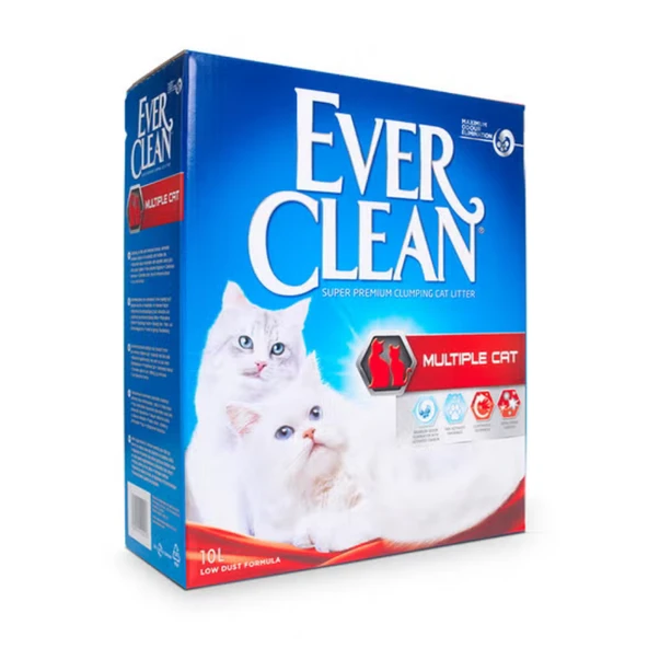 Ever Clean Multiple Cat Çoklu Kullanıma Uygun Kedi Kumu 10Lt ürün görseli 1