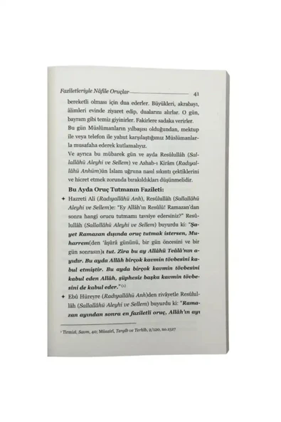 Faziletleriyle Nafile Oruçlar - Resim 4