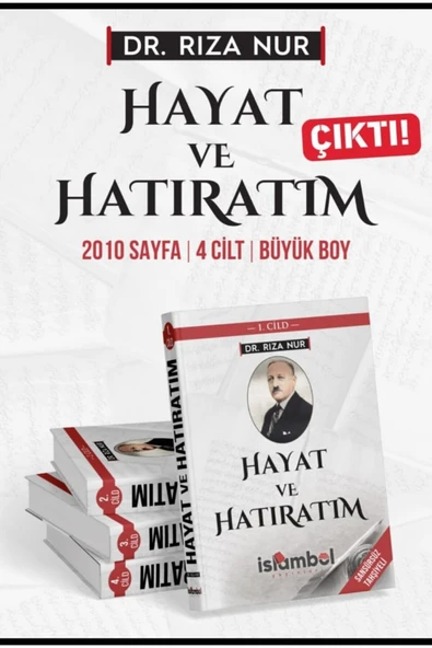 Hayat ve Hatıratım 4 Cilt Takım ürün görseli 1