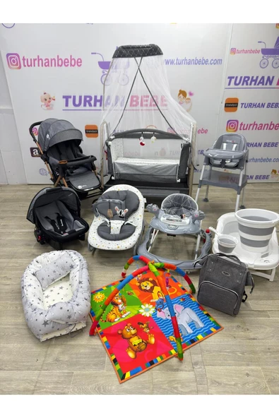 TURHANBEBE Yeni Doğan Cooll Plus Lüx Bebek Çeyiz Seti  (22 PARÇA) Kahverengi ürün görseli 1