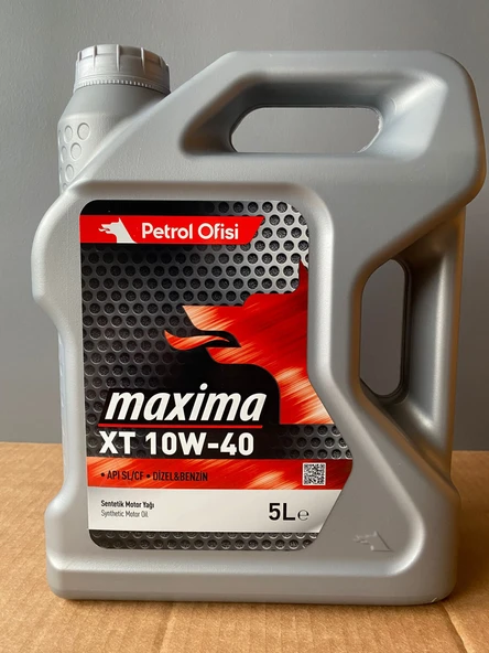 Petrol Ofisi XT 10W-40 Sentetik 5 Litre Motor Yağı (30/03/2026 Üretim) ürün görseli 1